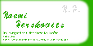 noemi herskovits business card